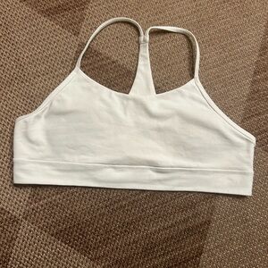 Athleta Girl White Sports Bra XXL